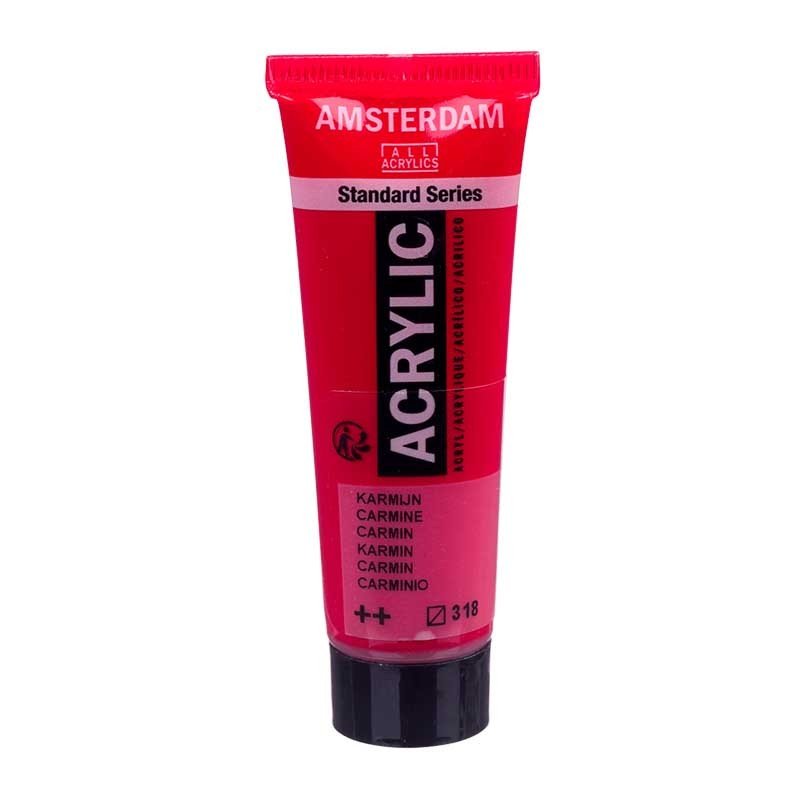 Acrylique Amsterdam 120 ml - Carmin - Librairie Oxford City
