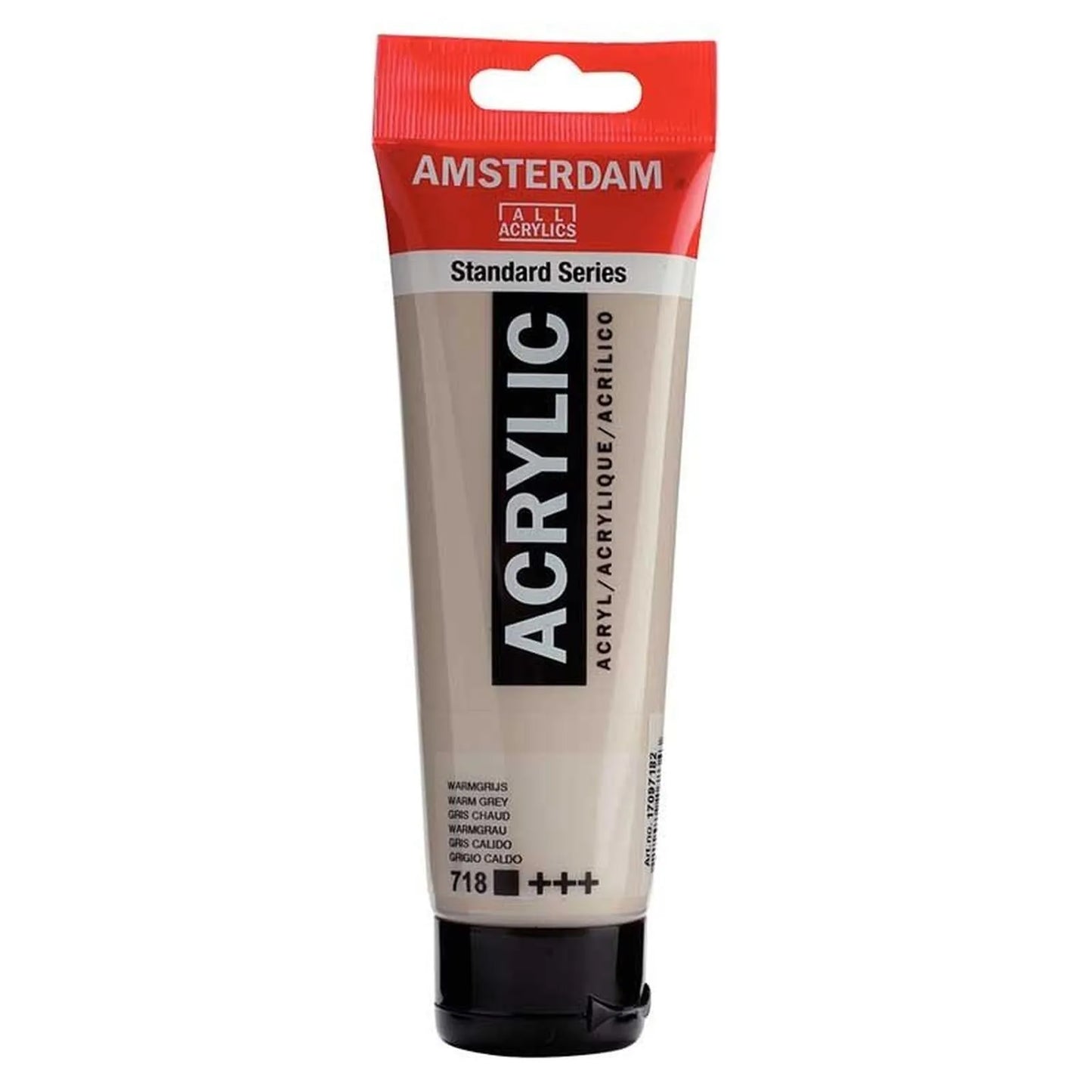 Acrylique Amsterdam 120 ml - Gris Chaud - Librairie Oxford City