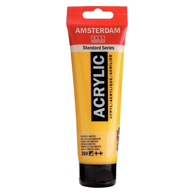 Acrylique Amsterdam 120 ml - Jaune Azo Moyen - Librairie Oxford City