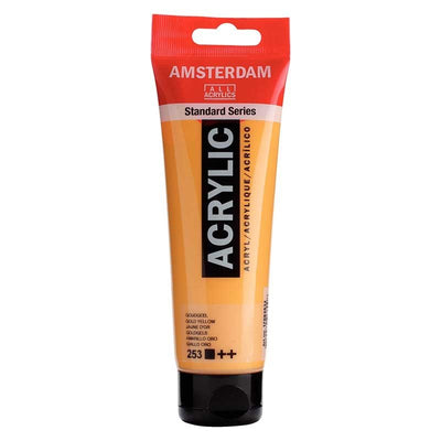 Acrylique Amsterdam 120 ml - Jaune D'Or - Librairie Oxford City