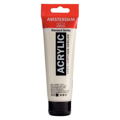 Acrylique Amsterdam 120 ml - Jaune Naples Clair - Librairie Oxford City