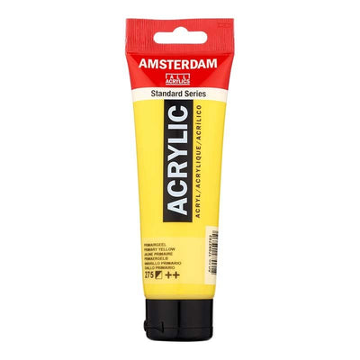 Acrylique Amsterdam 120 ml - Jaune Primaire - Librairie Oxford City