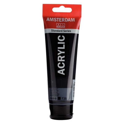 Acrylique Amsterdam 120 ml - Noir Oxyde - Librairie Oxford City