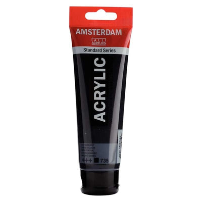 Acrylique Amsterdam 120 ml - Noir Oxyde - Librairie Oxford City