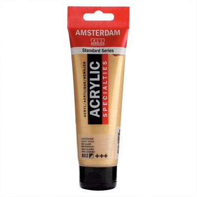 Acrylique Amsterdam 120 ml - Or Clair - Librairie Oxford City