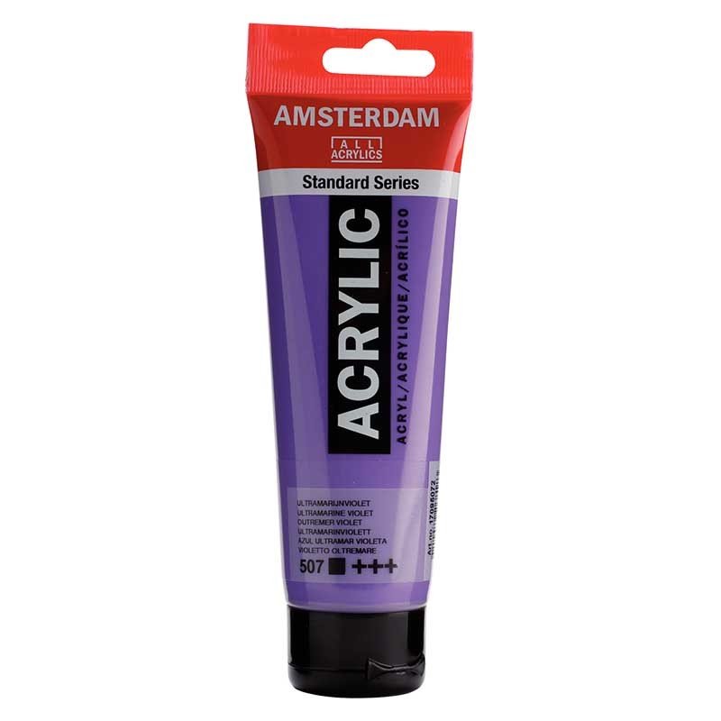 Acrylique Amsterdam 120 ml - Outremer Violet - Librairie Oxford City