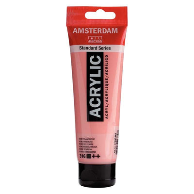 Acrylique Amsterdam 120 ml - Rose De Venise - Librairie Oxford City
