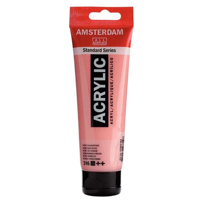 Acrylique Amsterdam 120 ml - Rose De Venise - Librairie Oxford City