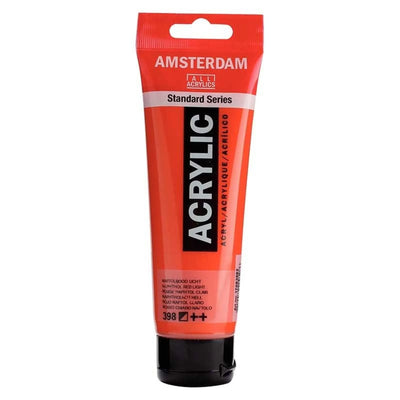 Acrylique Amsterdam 120 ml - Rouge Naphtol Clair - Librairie Oxford City
