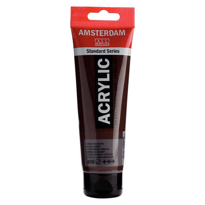 Acrylique Amsterdam 120 ml - Terre Ombre Brûlée - Librairie Oxford City