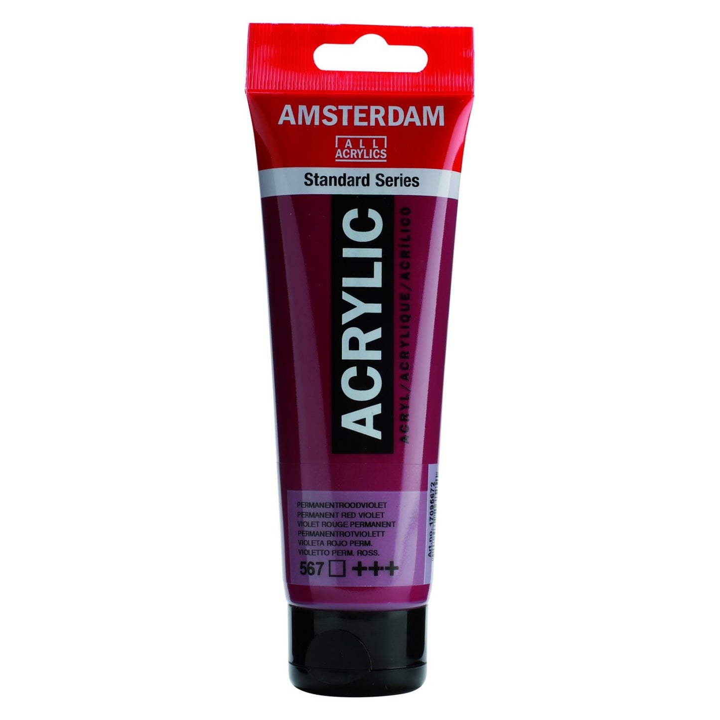 Acrylique Amsterdam 120 ml - Violet Rouge Permanent - Librairie Oxford City