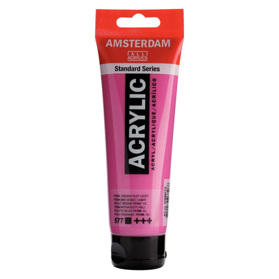 Acrylique Amsterdam 120 ml - Violet Rouge Permanent Clair - Librairie Oxford City
