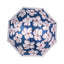 Parapluie Adulte à Motif Floral — Bleu, Blanc & Rouge