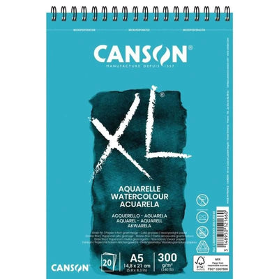 Album Papier Aquarelle XL A5 300G/M² 20 Feuilles - Canson - Librairie Oxford City
