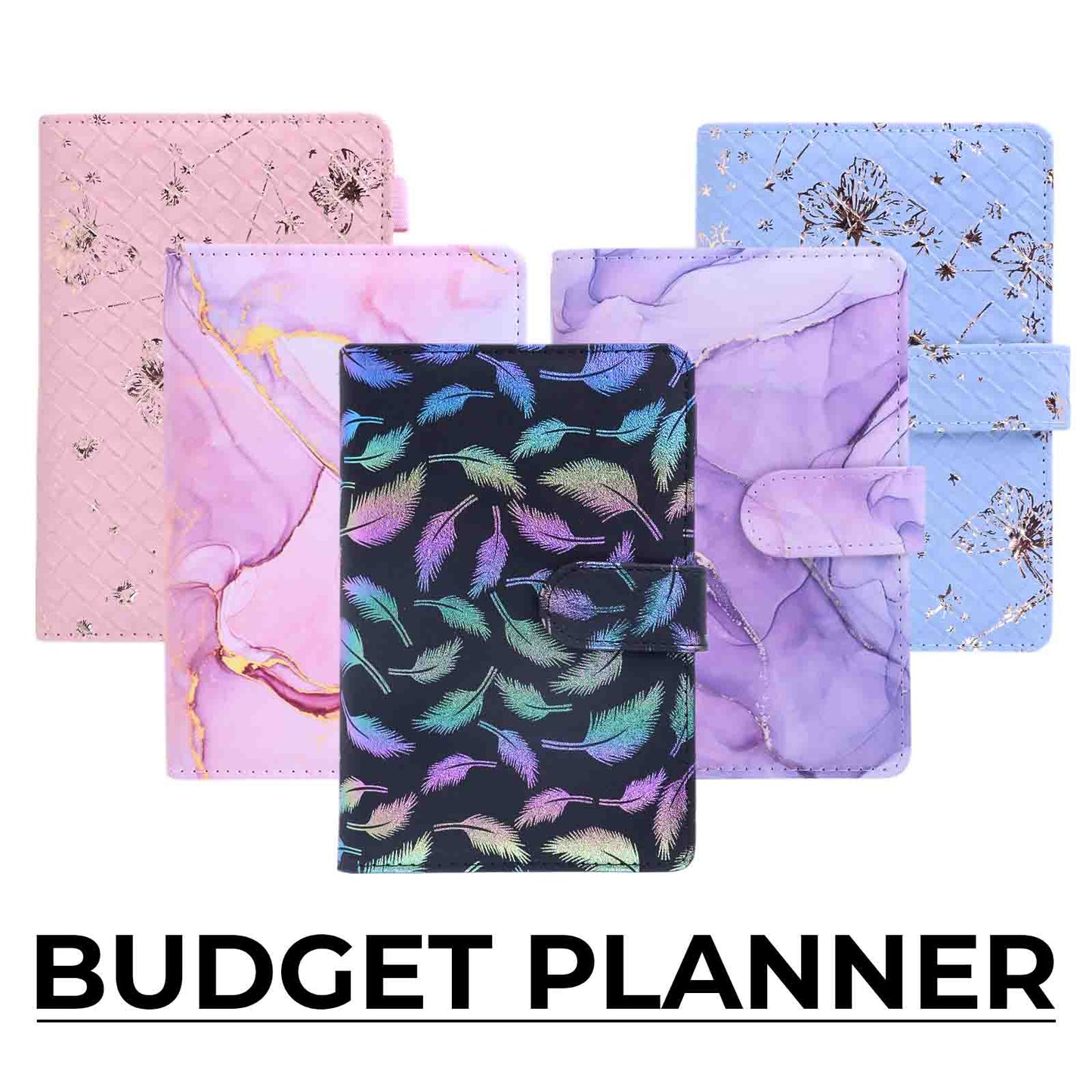 Budget Planner A6 avec 12 enveloppes zippées - Librairie Oxford City