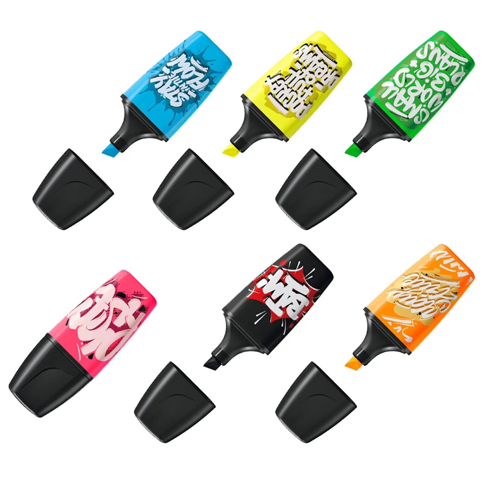 🎨 STABILO BOSS MINI – Graffiti Edition (6,5 cm) - Librairie Oxford City
