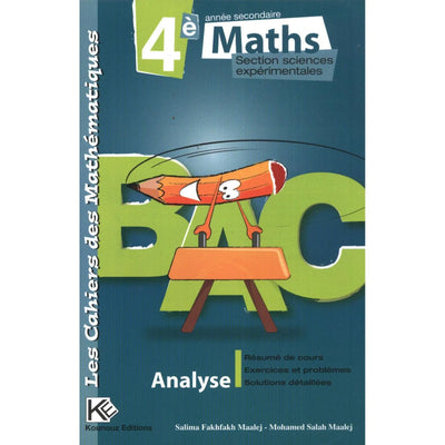 ANALYSE MATHS 4EME - SECTION SCIENCES EXPERIMENTALES - Librairie Oxford City