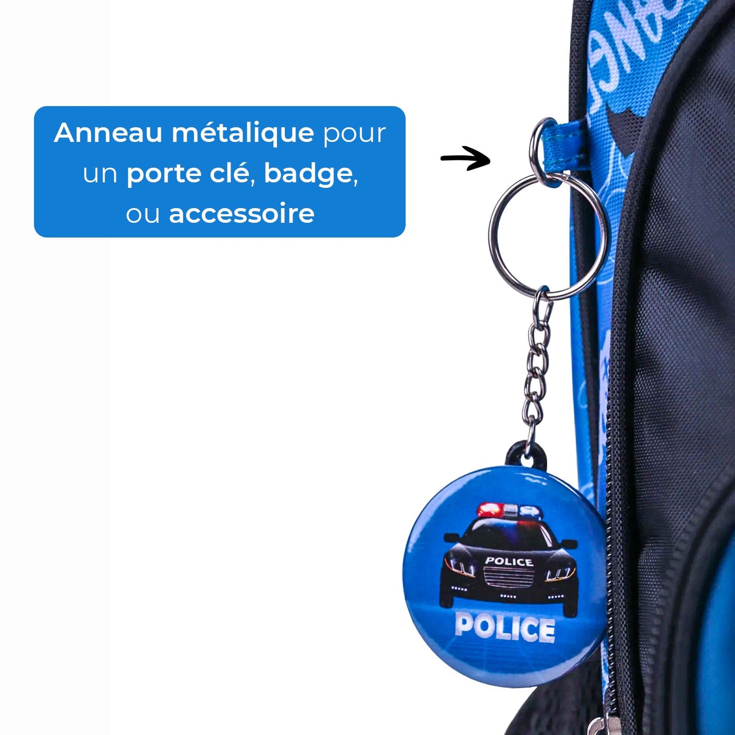Sac à Dos Scolaire Cool School - 3 Faces (Garcons)