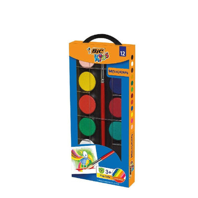 Aquarelle de 12 Kids Watercolors - Librairie Oxford City