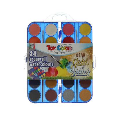 AQUARELLE DE 24 TOY COLOR - Librairie Oxford City
