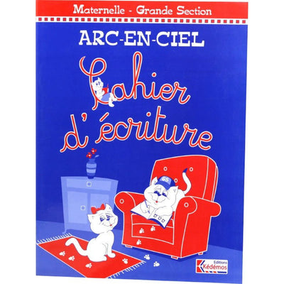 Arc en ciel - Cahier d'écriture - GS - Librairie Oxford City