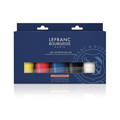 Assortiment d’Acrylique Fine “Les Essentiels” 5 Tubes🎨🖌️ - Librairie Oxford City