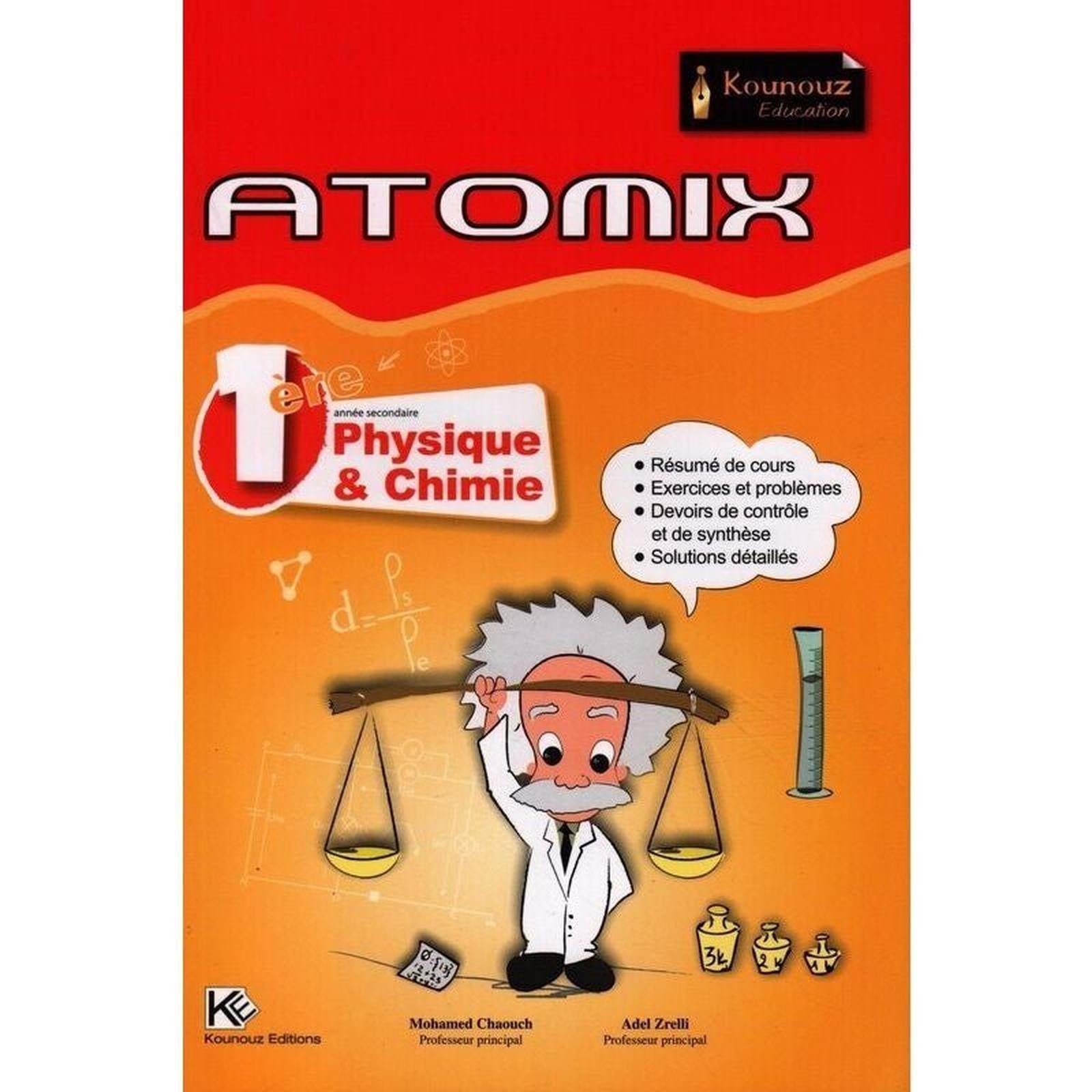 ATOMIX Physique & Chimie 1ère année - Librairie Oxford City