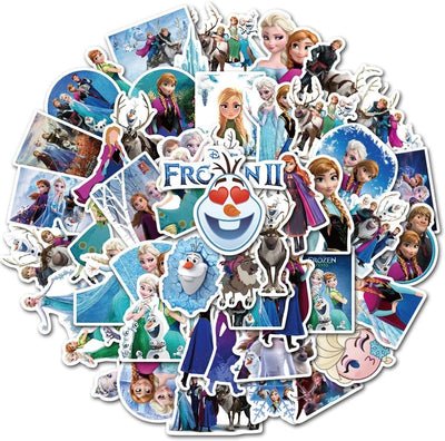 Autocollants en vinyle imperméables : FROZEN II & DISNEY PRINCESS - Librairie Oxford City