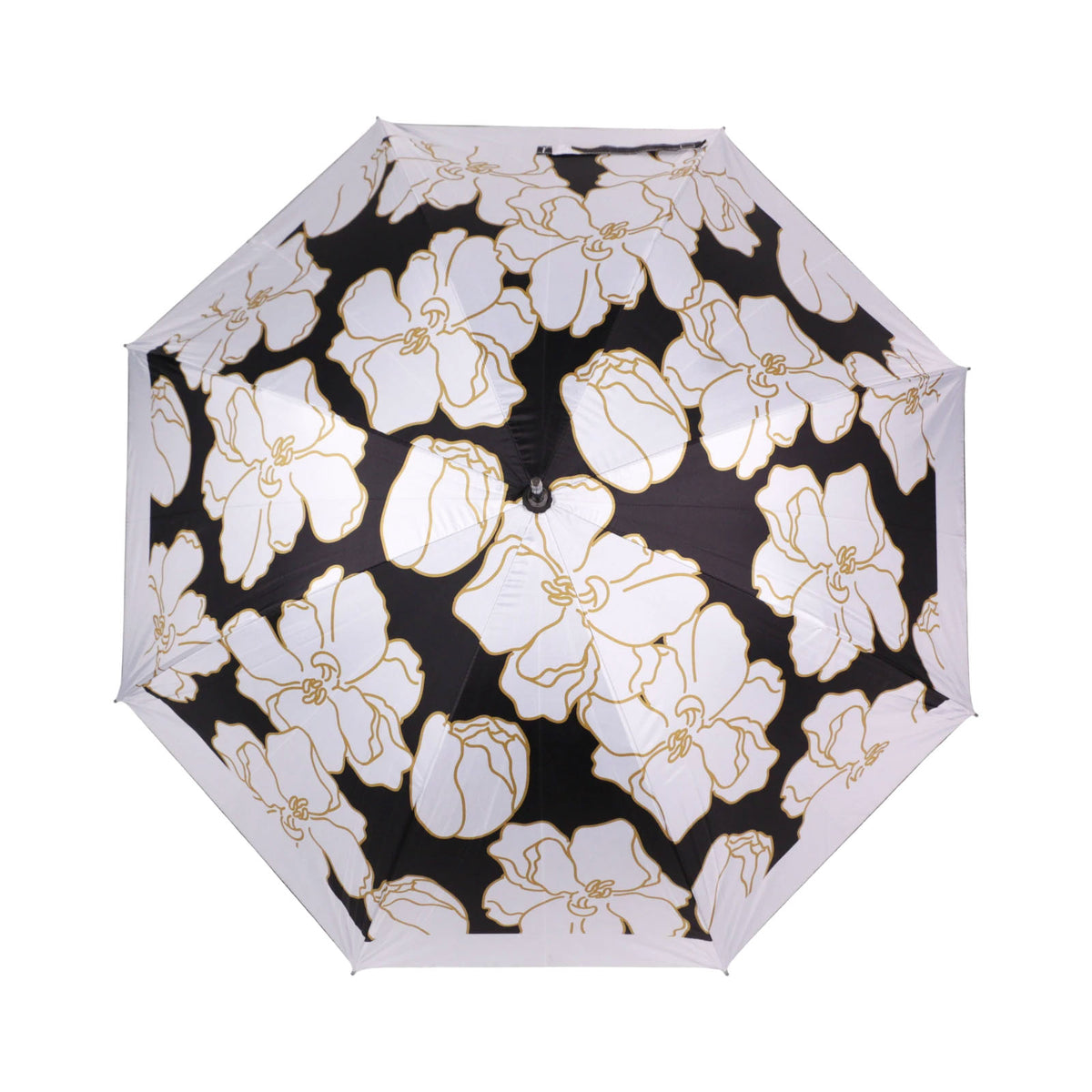 Parapluie Adulte à Motif Floral — Bleu, Blanc & Rouge