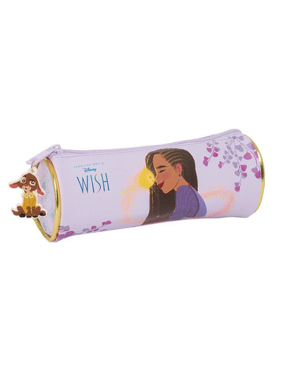 Trousse Ronde Safta Disney Wish — Violet & Jaune - Librairie Oxford City