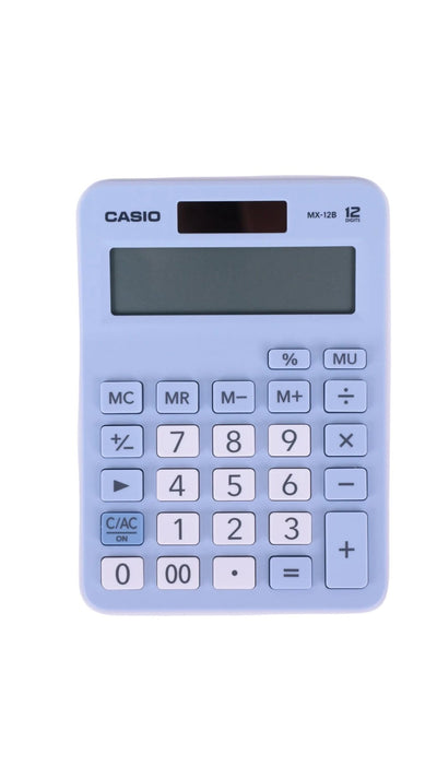 Calculatrice de Bureau Casio MX - 12B - 12 Chiffres - Librairie Oxford City