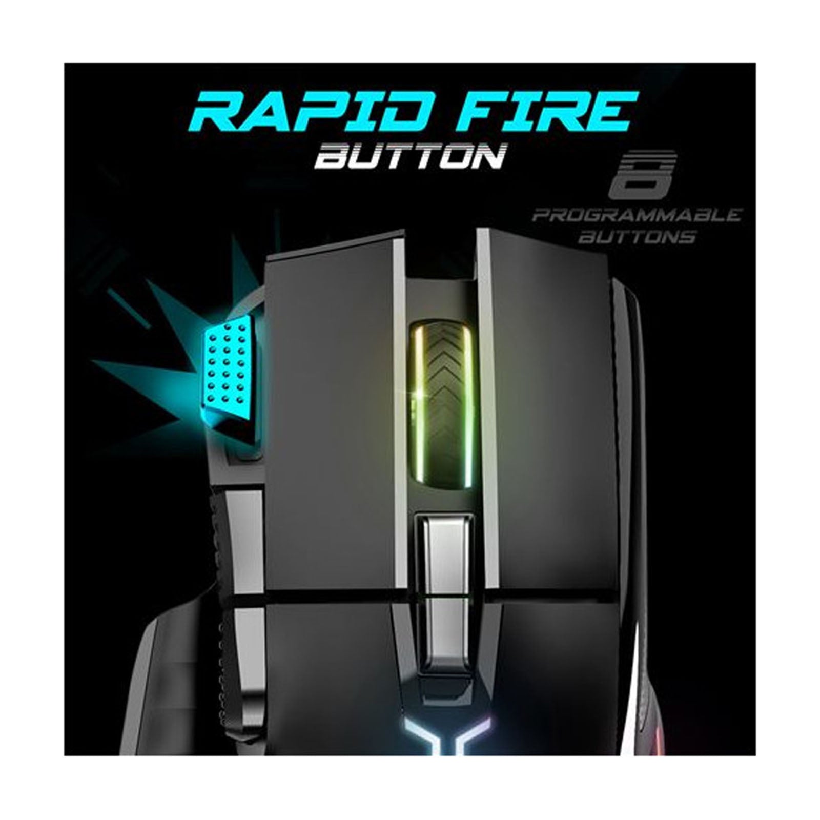 Souris d'ordinateur - Filaire - Gamer - Programmable - Rétroéclairé - Spirit of Gamer - PRO M5 - Librairie Oxford City