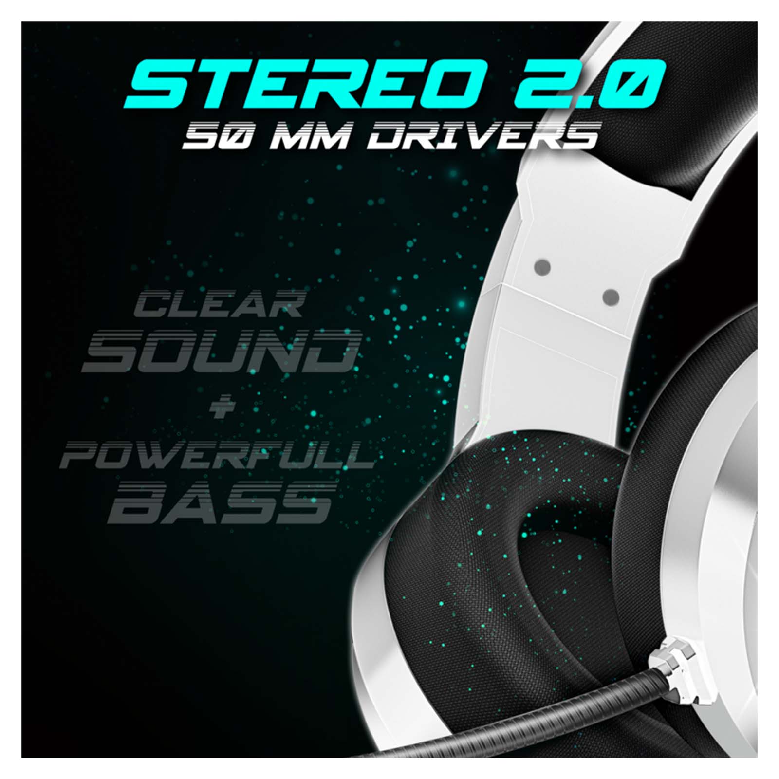 Casque Gaming PRO H8 LED RGB avec Microphone - Librairie Oxford City