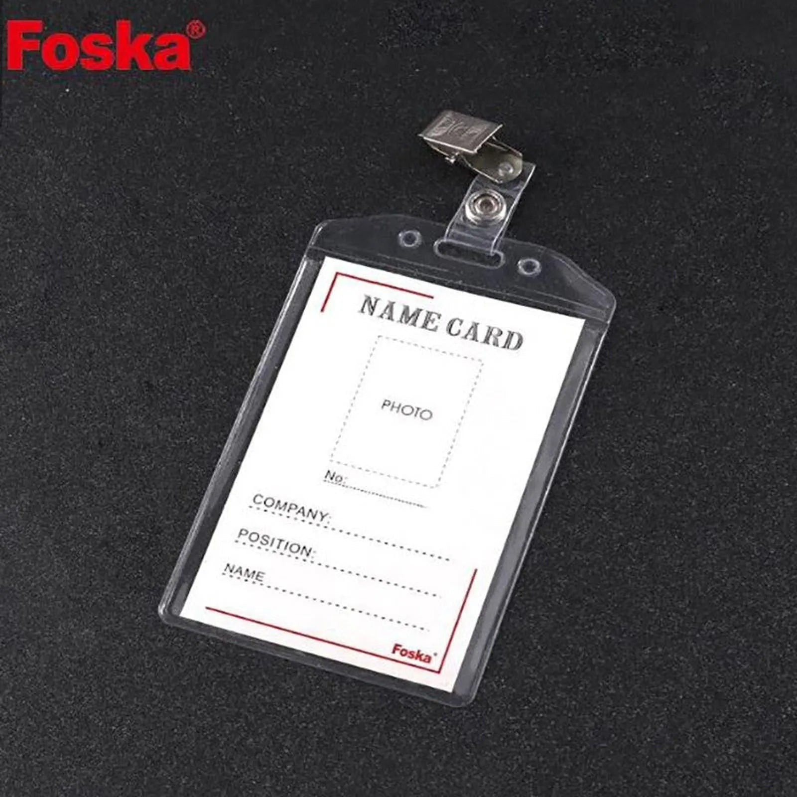 BADGE+CLIPS SD105C FOSKA - Librairie Oxford City