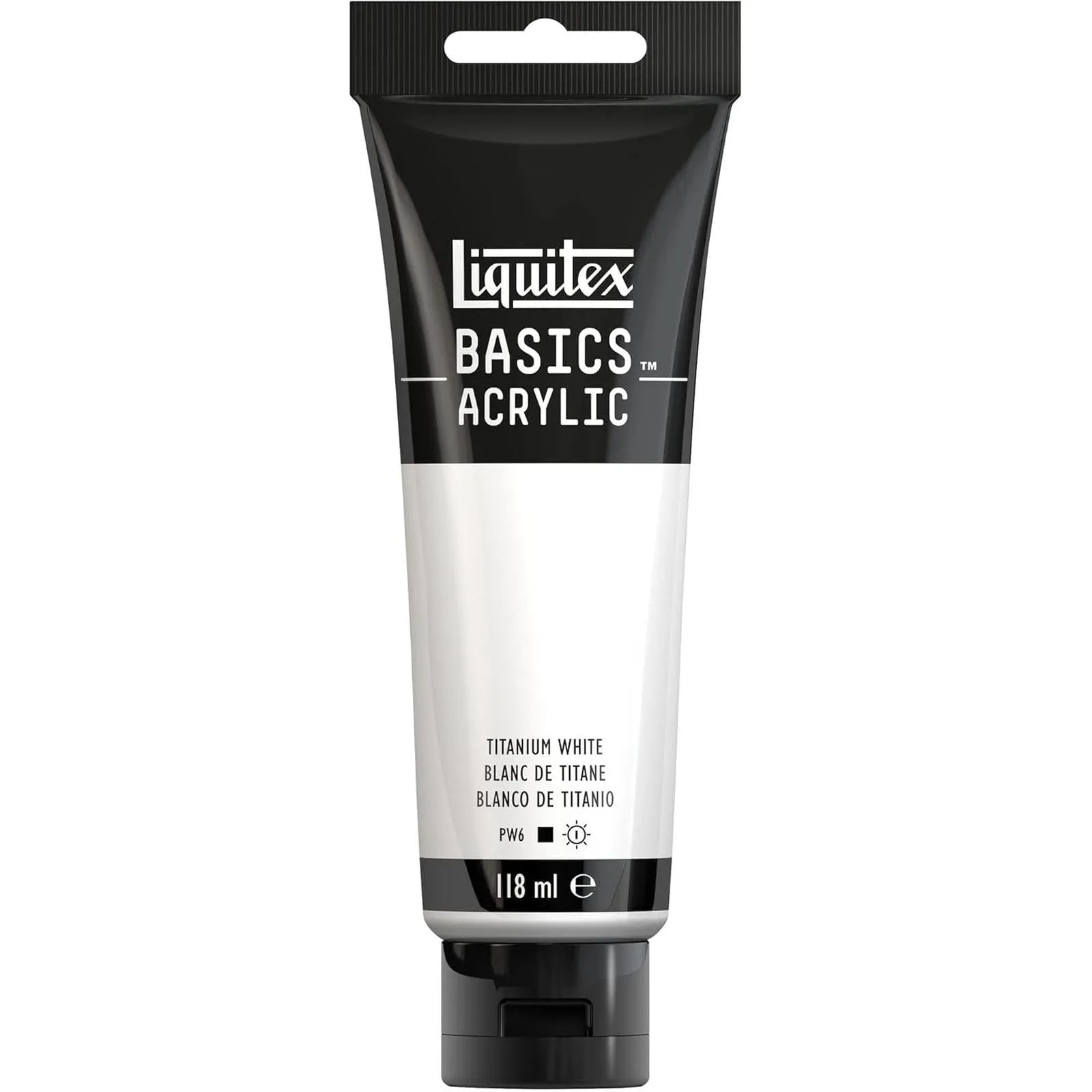 Basics Acrylic 118ml Blanc de Titane - Librairie Oxford City