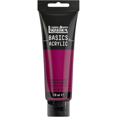 Basics Acrylic 118ml Magenta Quinacridone - Librairie Oxford City