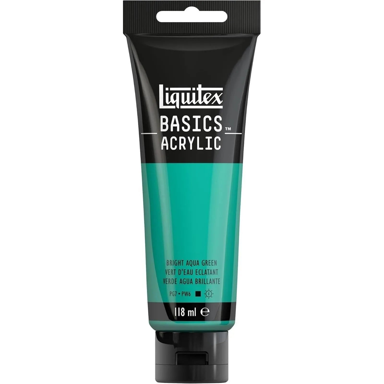 Basics Acrylic 118ml Vert d'Eau Éclatant - Librairie Oxford City