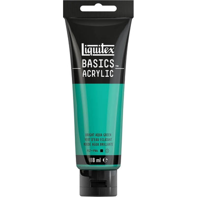 Basics Acrylic 118ml Vert d'Eau Éclatant - Librairie Oxford City