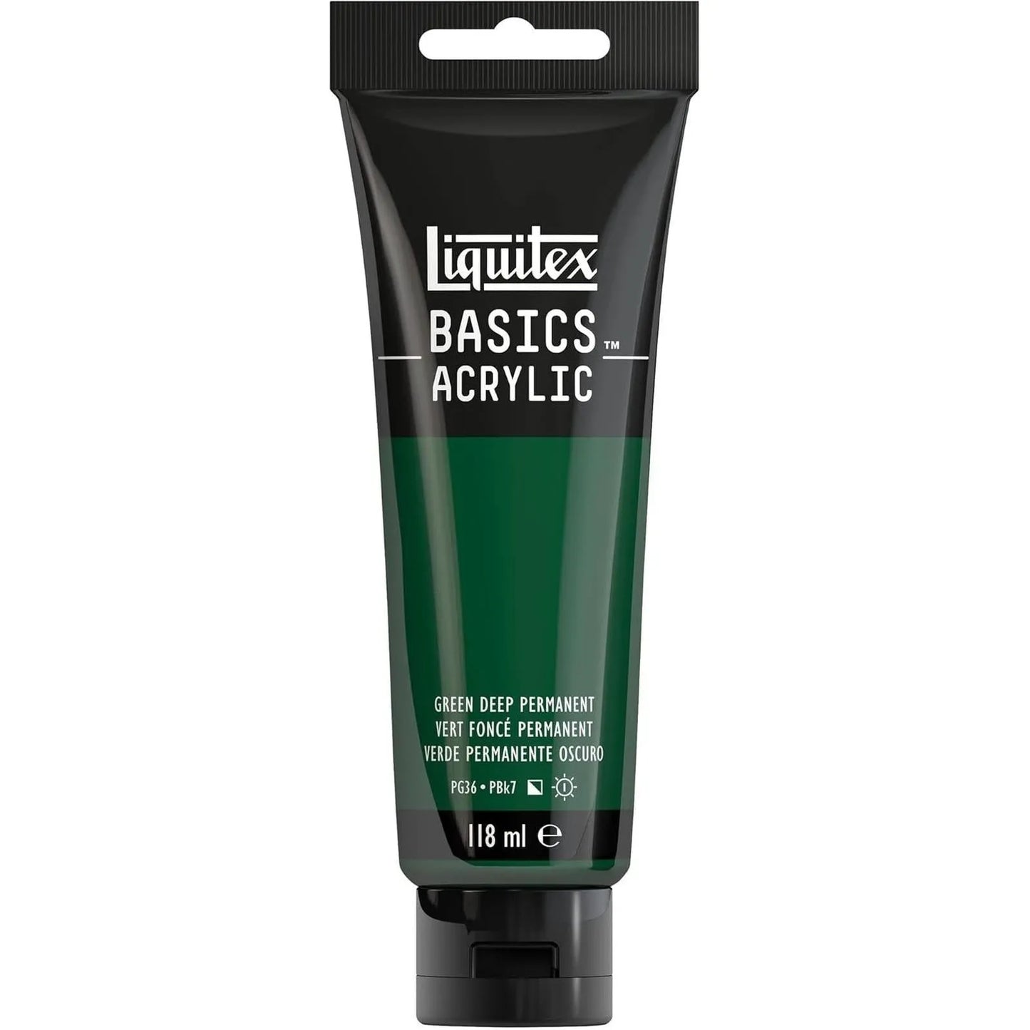 Basics Acrylic 118ml Vert Foncé Permanent - Librairie Oxford City