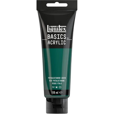Basics Acrylic 118ml Vert Phtalocyanine - Librairie Oxford City
