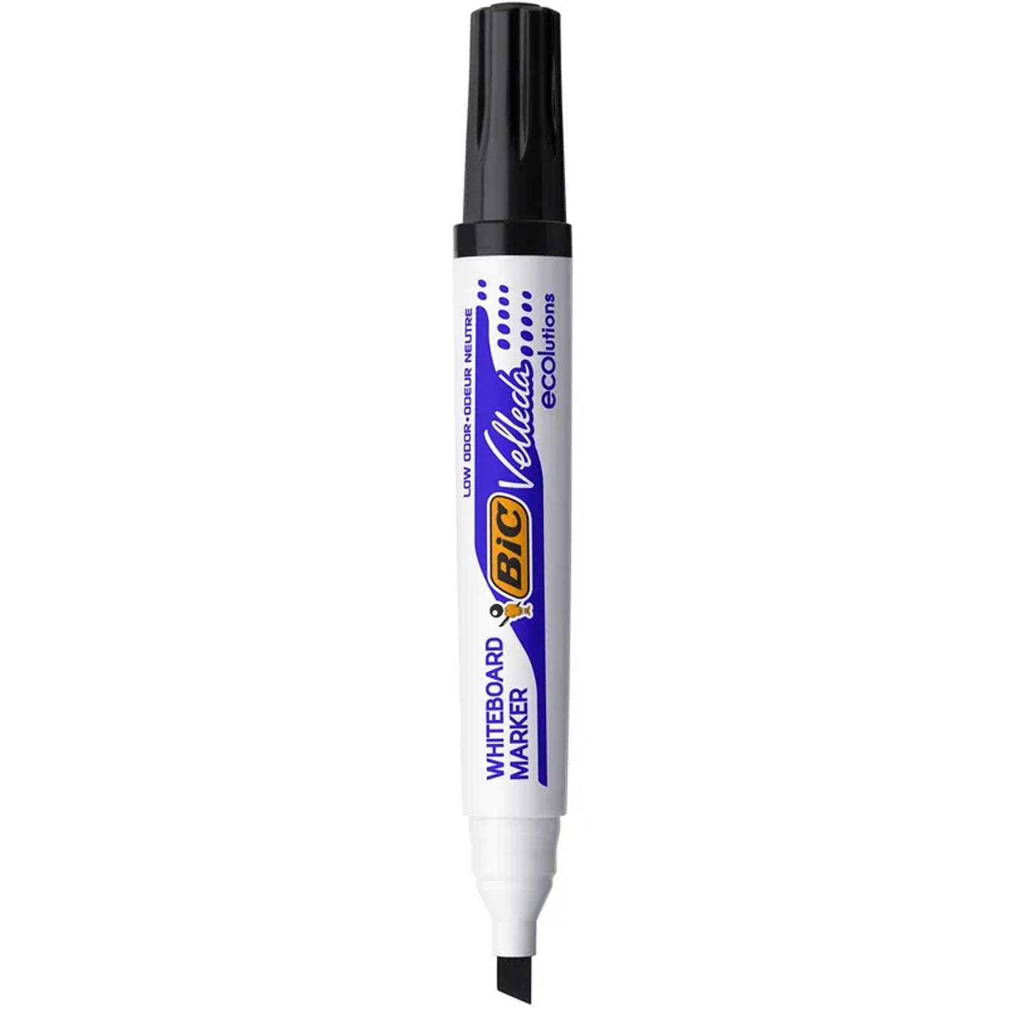 Marqueurs pour tableau blanc effaçables à sec BIC Velleda 1751 ECOlutions, pointe biseautée moyenne - Librairie Oxford City