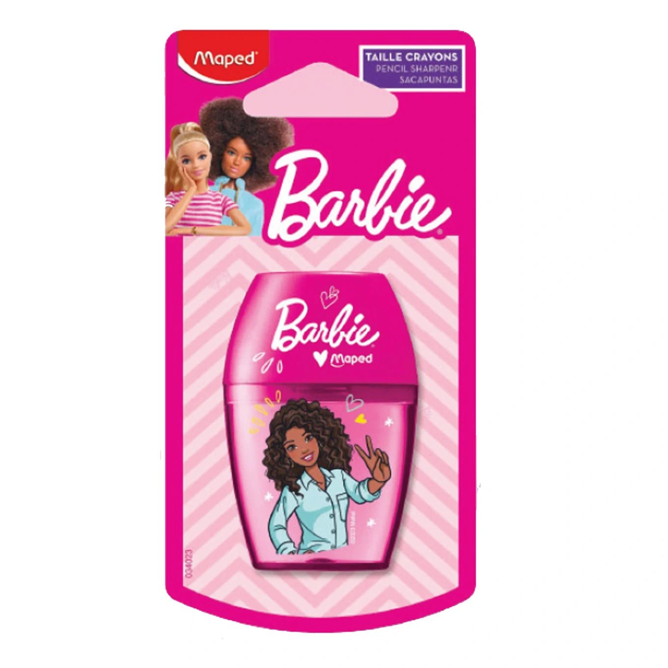 Maped Licence Barbie - Taille - crayons avec réserve 1 trou - Librairie Oxford City