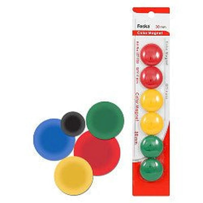 BLISTER 06 AIMANTS TABLEAU 30 MM FOSKA - Librairie Oxford City
