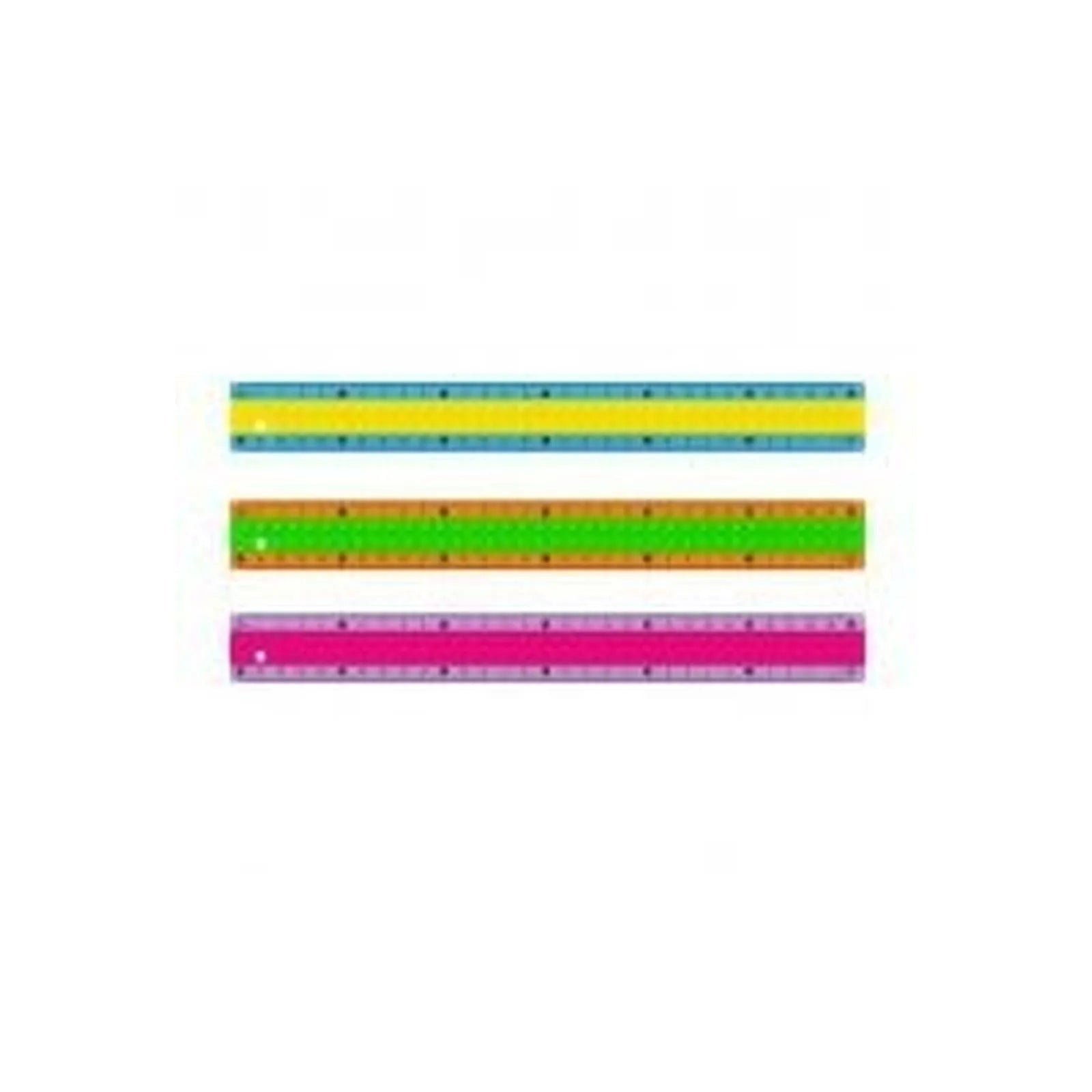 BLISTER 1 REGLE PLATE 30CM KEYROAD LEGO - Librairie Oxford City