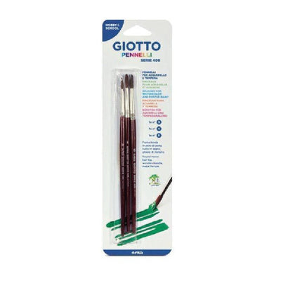 BLISTER 3 PINCEAUX 3 - 4 - 5 GIOTTO - Librairie Oxford City