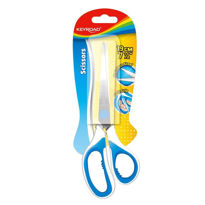 Blister Ciseaux Soft Grip19CM - KEYROAD - Librairie Oxford City