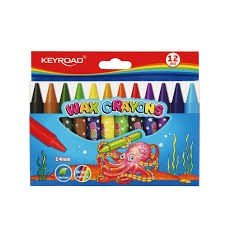Blister de 12 Crayons à cire D14MM - KEYROAD - Librairie Oxford City