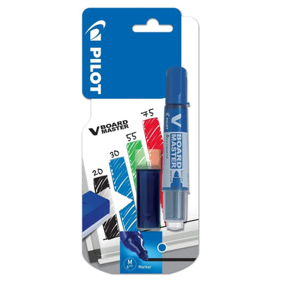 BLISTER MARQUEUR V - BOARD MASTER BLUE + 1 RECHARGE PILOT - Librairie Oxford City