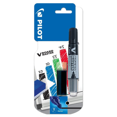 BLISTER MARQUEUR V - BOARD MASTER NOIR + 1 RECHARGE PILOT - Librairie Oxford City