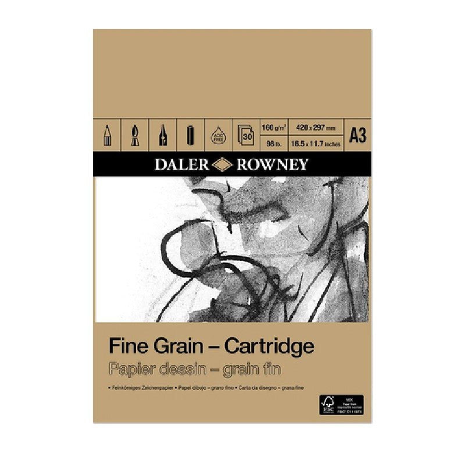 BLOC DESSIN A3 160G 30F ECOLO. DALER ROWNEY - Librairie Oxford City